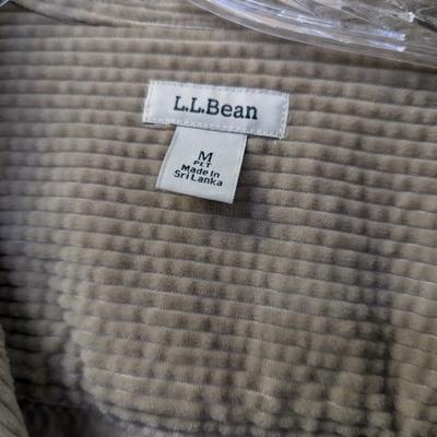 Women's L.L. Bean Women's Comfort Corduroy Big Shirt Size Medium & Large