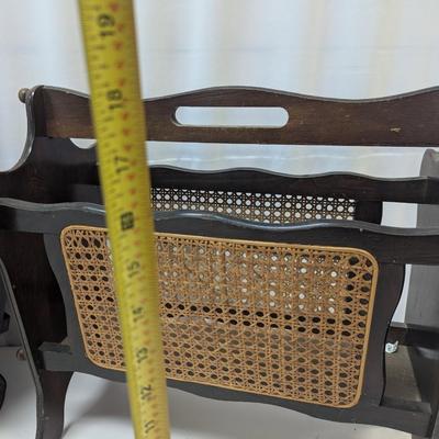 Home Accessories Magazine Rack Coal Bucket Wooden Basket