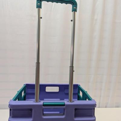 Folding Plastic Rolling Cart
