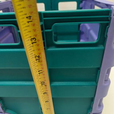 Folding Plastic Rolling Cart