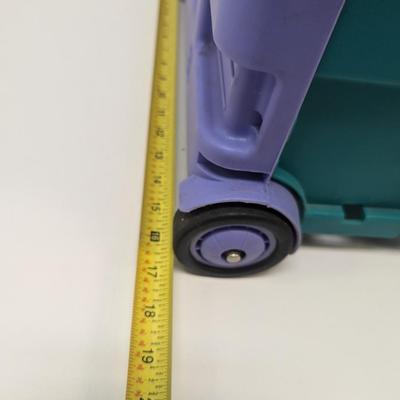 Folding Plastic Rolling Cart