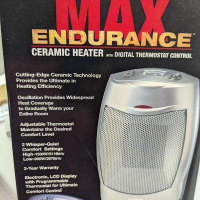 Hunter Fan & MAX Endurance Ceramic Heater