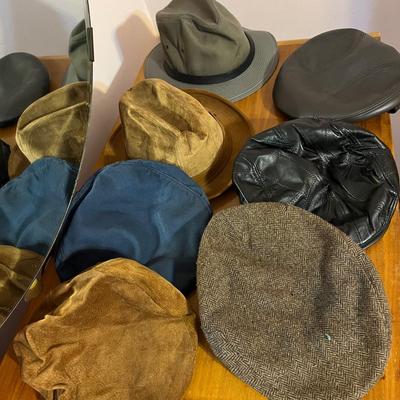 Vint. & Contemp. Mens Accessories Lot - Hats, Belts, Slippers etc.