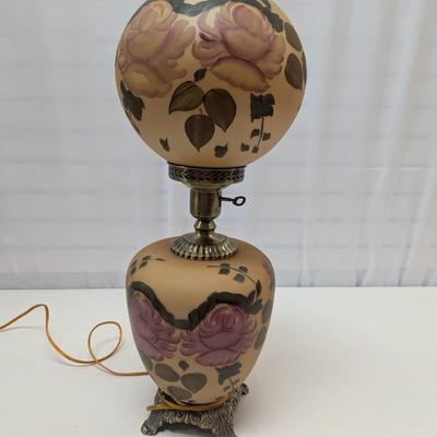 Vintage Electric 3 Way Rose Parlor Lamp Choice 2