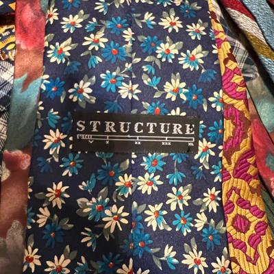 Huge Vintage Mens Ties Lot