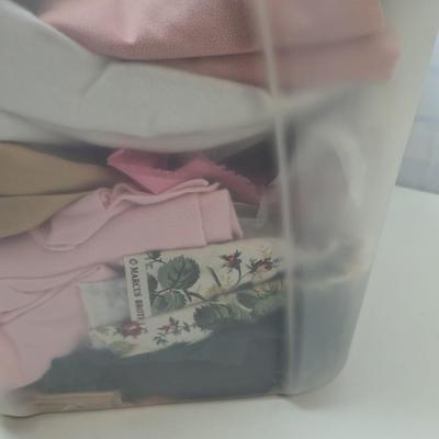 Assortment Of Fabric Material Pieces Lot 2
