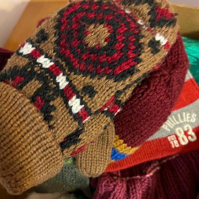 2 Boxes Full Women’s Accessories - Gloves, Scarves, Silk, Knit, Vntg., Contemp.