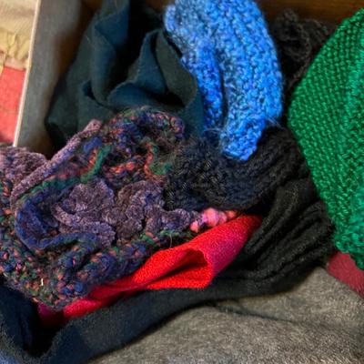 2 Boxes Full Women’s Accessories - Gloves, Scarves, Silk, Knit, Vntg., Contemp.