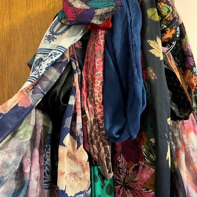 2 Boxes Full Women’s Accessories - Gloves, Scarves, Silk, Knit, Vntg., Contemp.