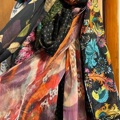 2 Boxes Full Women’s Accessories - Gloves, Scarves, Silk, Knit, Vntg., Contemp.