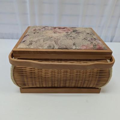 Wicker Sewing Basket