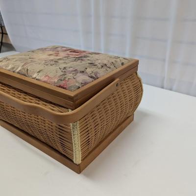 Wicker Sewing Basket
