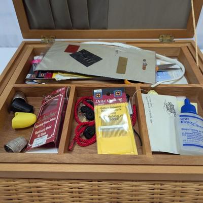 Wicker Sewing Basket