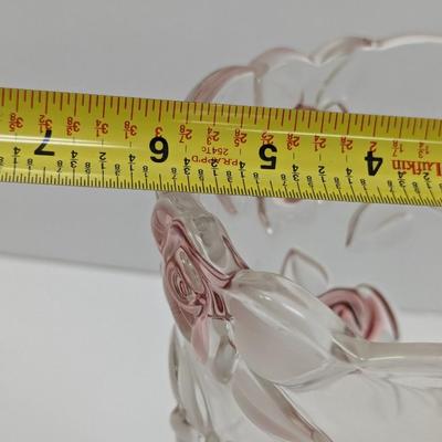 Mikasa Rose Crystal Vase 9.5"