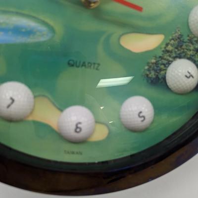 Quartz Battery Operated Golf Clock