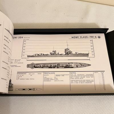 1942 WW2 US Naval ONI 204 Restricted German Vessel Identification Guide WWII
