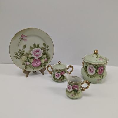 Lefton Rose China Hand Painted