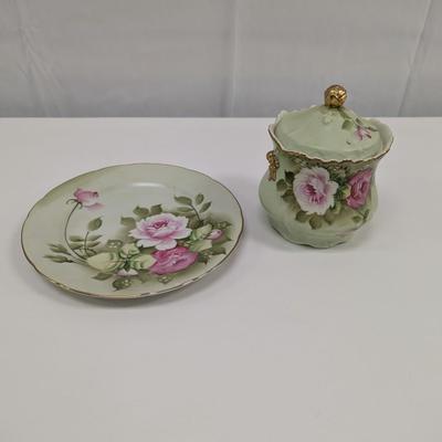 Lefton Rose China Hand Painted