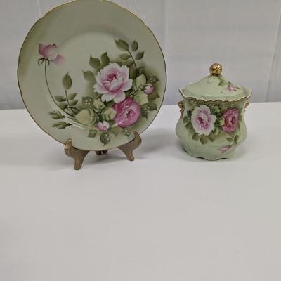 Lefton Rose China Hand Painted