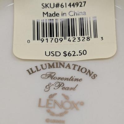 Lenox Illuminations Florentine & Pearl Domed Candle Jar