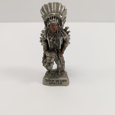 Sioux Victory Dancer Peter C. Sedlow Pewter Figure
