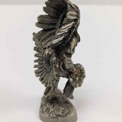 Sioux Victory Dancer Peter C. Sedlow Pewter Figure
