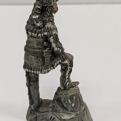 Wilderness Scout Peter C. Sedlow Pewter Figure