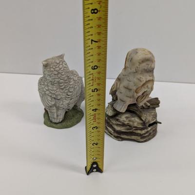 Owl Figurines- One is a Music Player