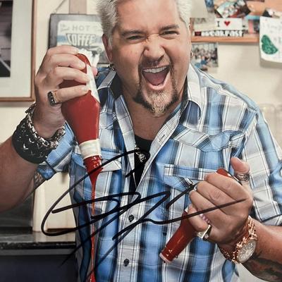 Chef Guy Fieri signed photo