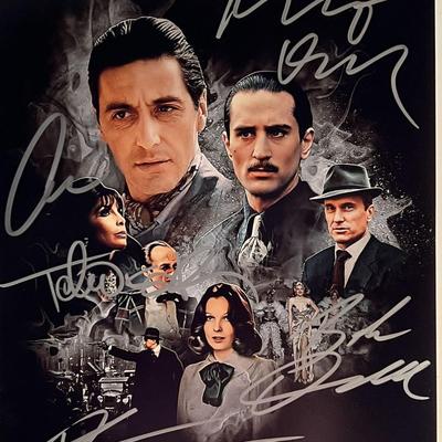 Godfather cast signed photo