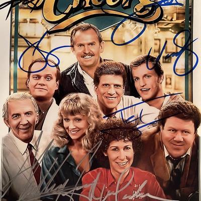 Cheers cast signed photo
