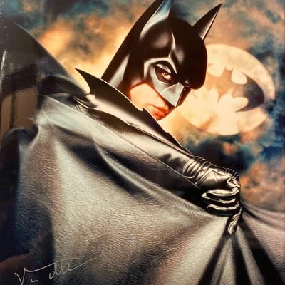 Val Kilmer signed "Batman Returns" movie photo