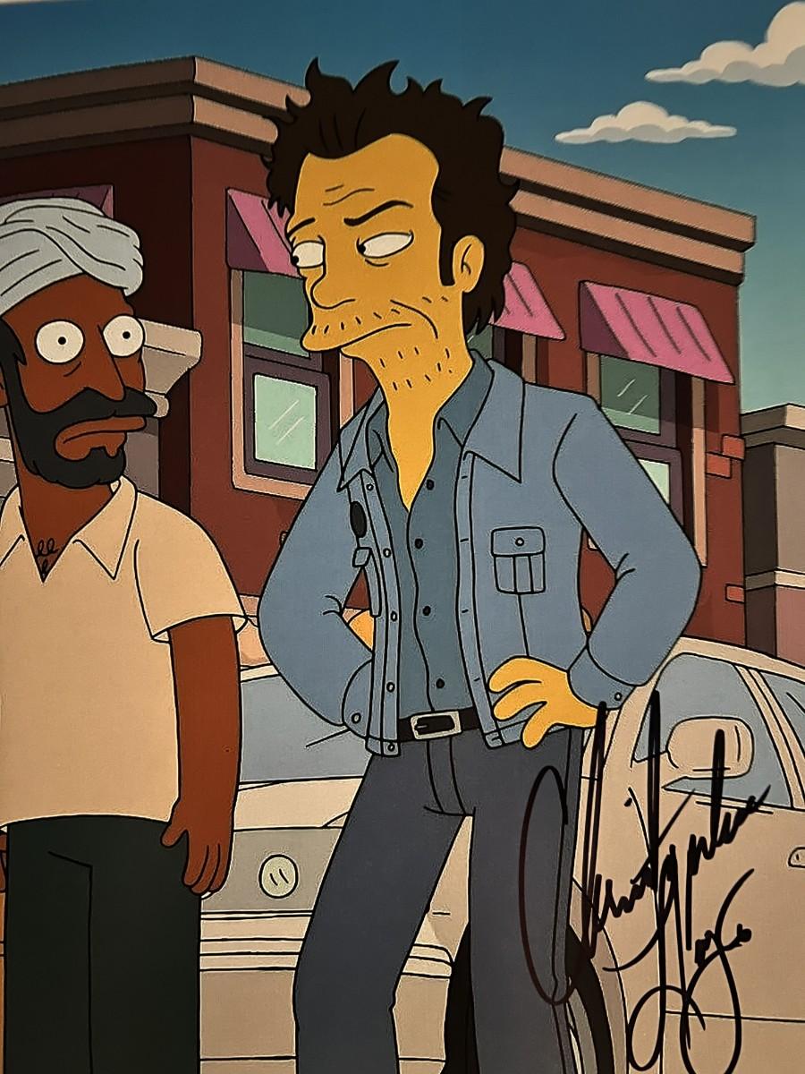 The Simpsons Christopher Lloyd signed photo | EstateSales.org