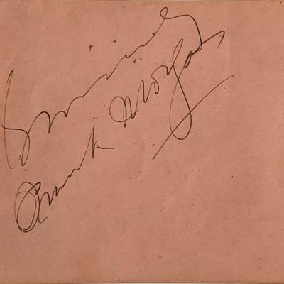 Wizard of Oz Frank Morgan Signature Cut