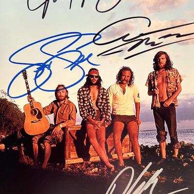 Crosby, Stills, Nash & Young band signed photo 