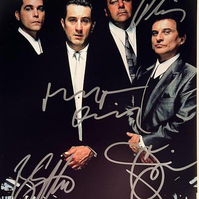 Goodfellas cast signed photo