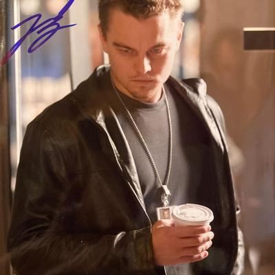 Leonardo DiCaprio signed "The Departed" movie photo 