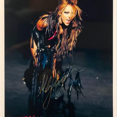 Miley Cyrus signed photo