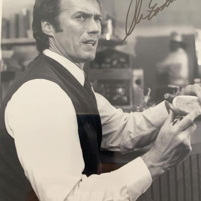 Clint Eastwood signed photo