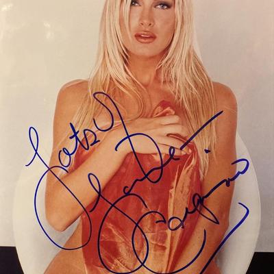 Caprice signed photo
