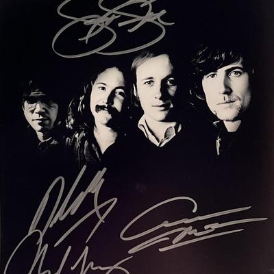 Crosby, Stills, Nash & Young band signed photo 