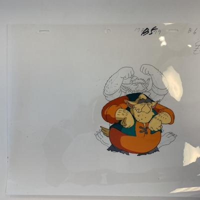 Original cartoon artwork sericel