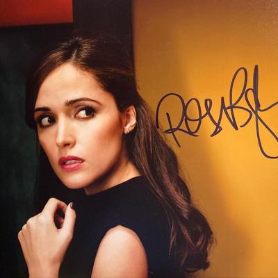 Damages Rose Byrne signed photo