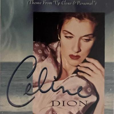 Up Close & Personal Celine Dion Because You Loved Me cassette single