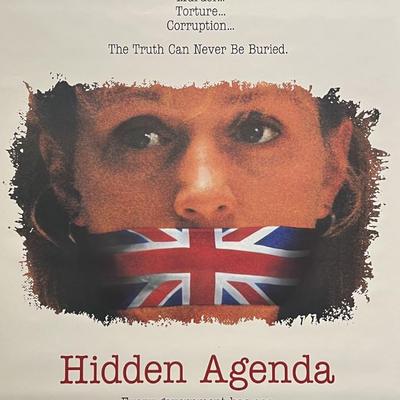 Hidden Agenda 1990 original movie poster