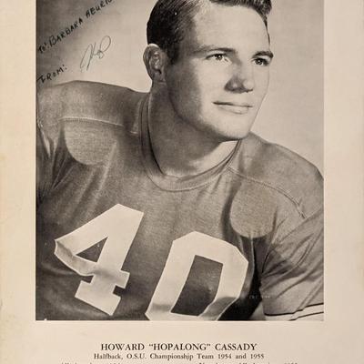 Howard Hopalong Cassady Signed Photo