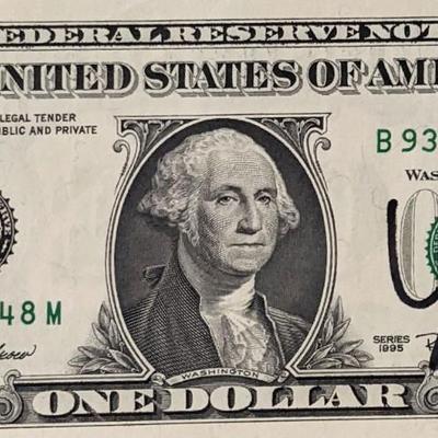 Yakov Smirnoff signed dollar bill