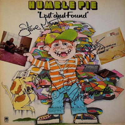 Humble Pie signed Lost And Found album