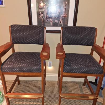 Set of 3 Billiard Chairs