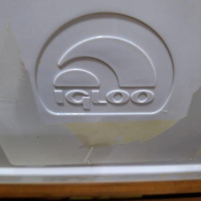 Teak Igloo Cooler